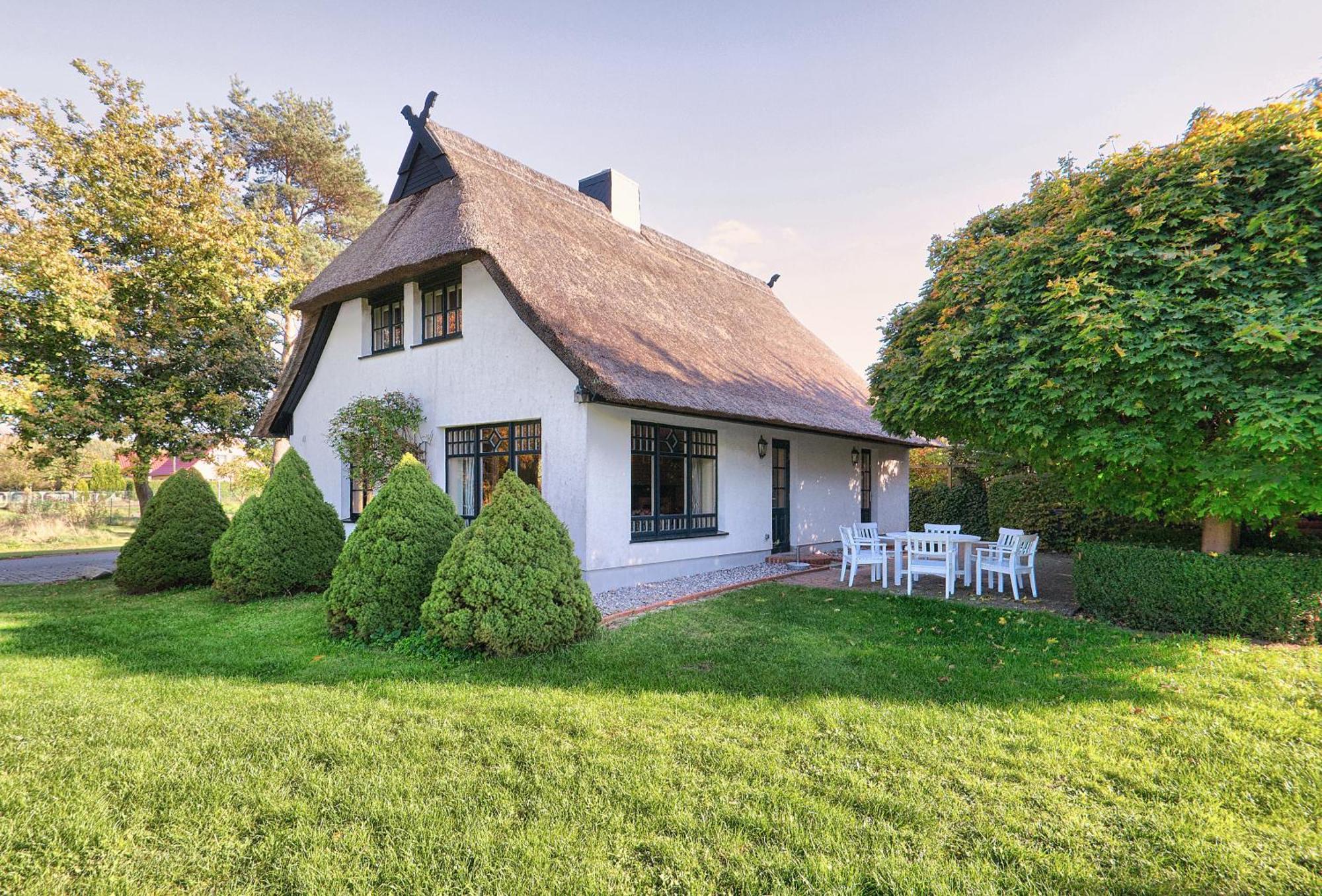 Reetdachhaus Mit Grossem Garten Und Kamin Marlow Ngoại thất bức ảnh